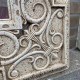 Old mirror mirror vintage mirror style antique travertine from italy