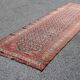 Oriental carpet malayer ancient persian iran. handmade 113 x 400 cm