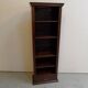 Antique oak open bookcase