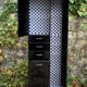 Satin black vintage wardrobe 1970