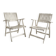 Paire de fauteuils de jardin pliants vintage 1960's
