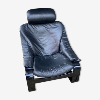 Fauteuil en cuir