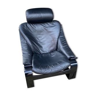 Fauteuil en cuir