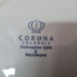 Porcelain plate Corona Colombia