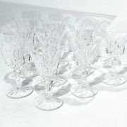 9 verres a vin rouge st louis modèle camargue