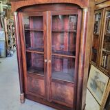 Empire library showcase in mahogany