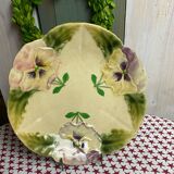 Assiette en majolique Choisy Le Roi ancienne