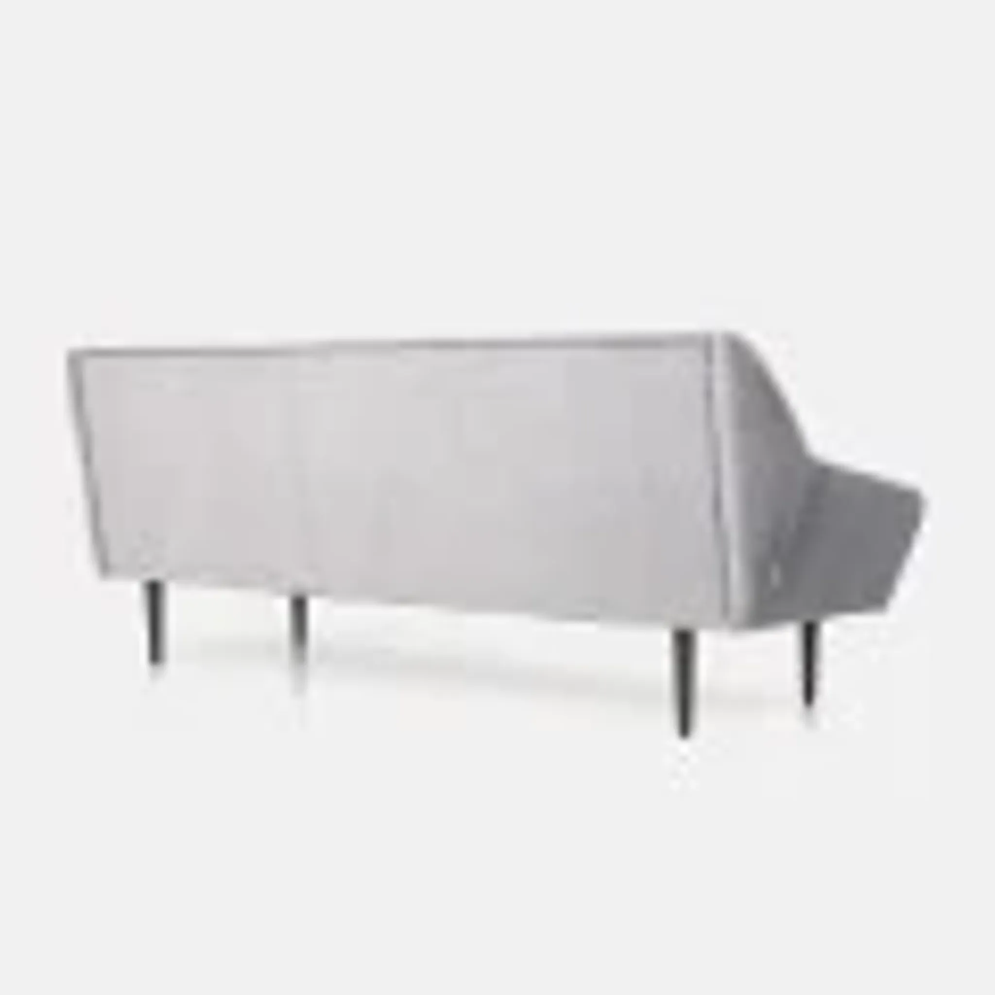Sofa SKAGEN silver velour, Scandinavian design