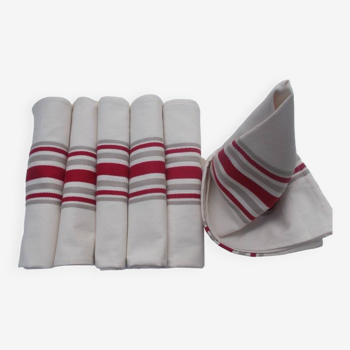Basque tablecloth 2 m with 6 napkins