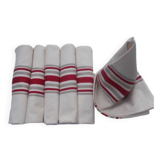 Nappe basque 2 m avec 6 serviettes