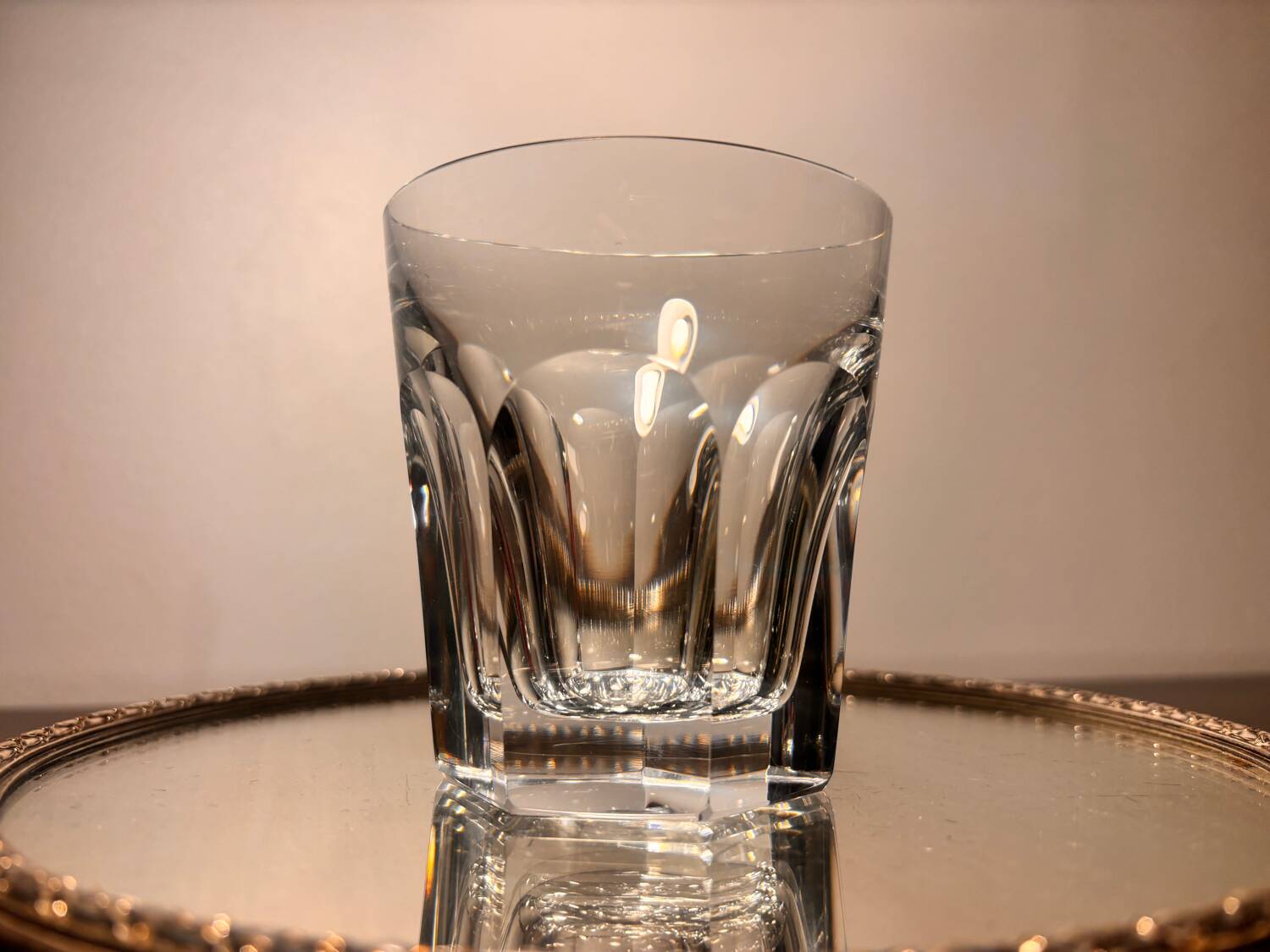 Goblet Baccarat whiskey Harcourt 1841 signed