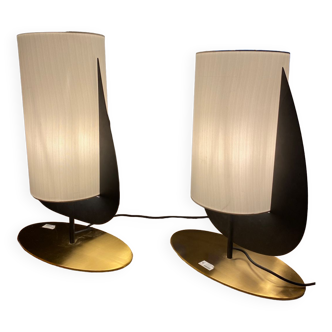 Pair of Dutch design table lamps.
