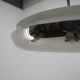 Bauhaus functionalist nickel chandelier UFO, 1930s, restored