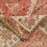 4x8 Red & Beige Oriental Persian Rug 135x255Cm SK 22292