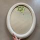Old oval and beveled mirror 51x66cm