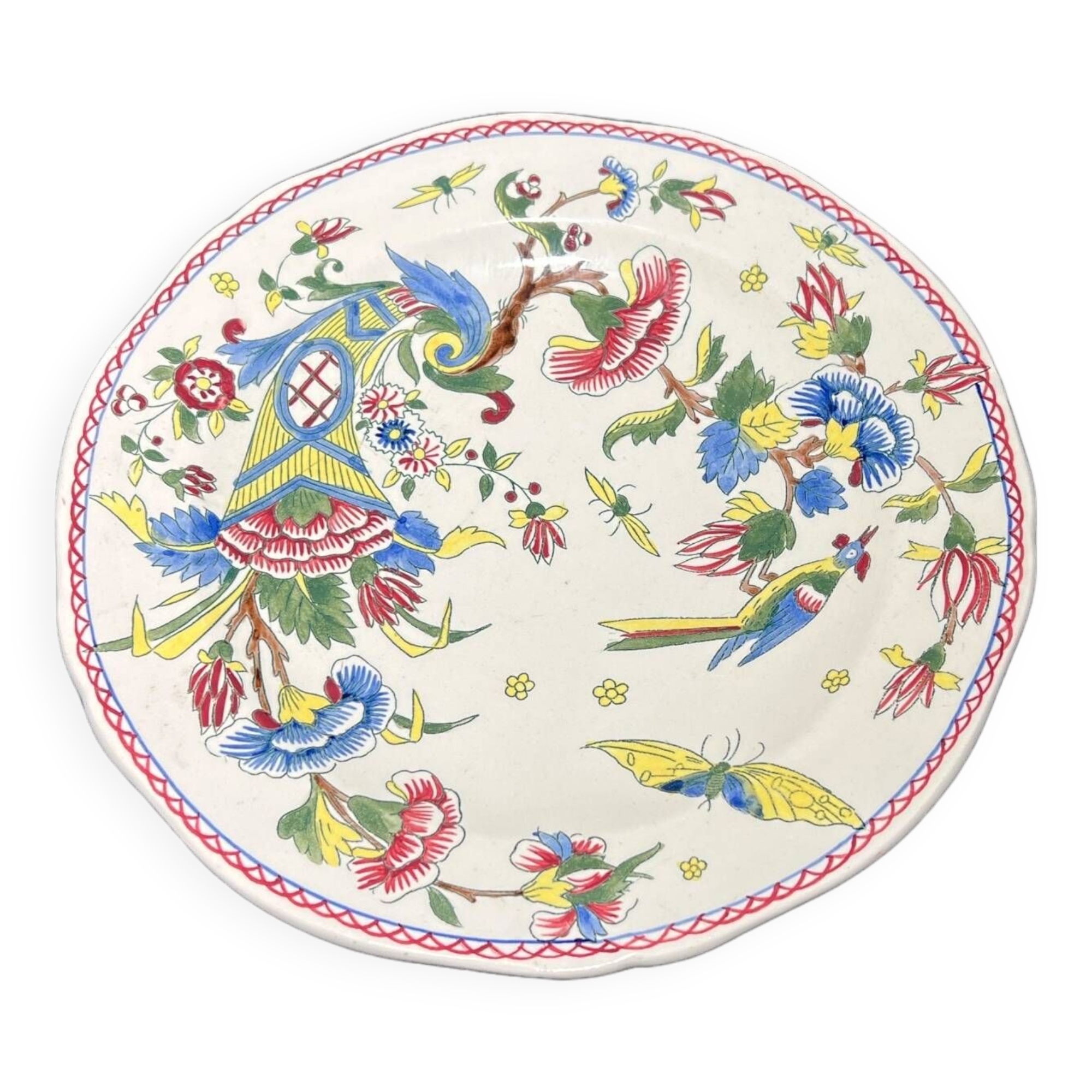 Gien porcelain plate