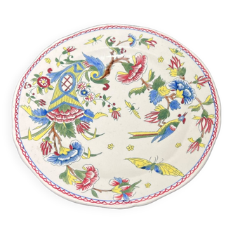Assiette en porcelaine de Gien