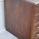 Art deco desk, oak minister's office, large 2-box desk, drawer desk, 40's
