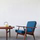 Scandinavian GE270 Lounge Chair in Solid Teak by Hans Wegner for Getama, 1960s