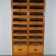 English Haberdashery Shop Cabinet with Glass Fronted Drawers, Circa 1930s