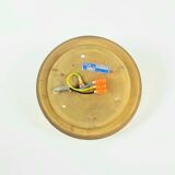 Mid Century Crystal Glass & Gilt Brass Wall Lamp from Palwa, Germany, 1970s