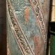 Carved wooden column