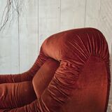 Velvet armchair