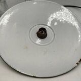 Enameled sheet metal pendant lights