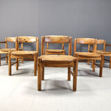 Copy of Rainer Daumiller pine wood dining chairs for Hirthals Savvaerk set of 6
