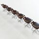 Eugen Schmidt set of six dining or conference chairs in teak Germany 1965