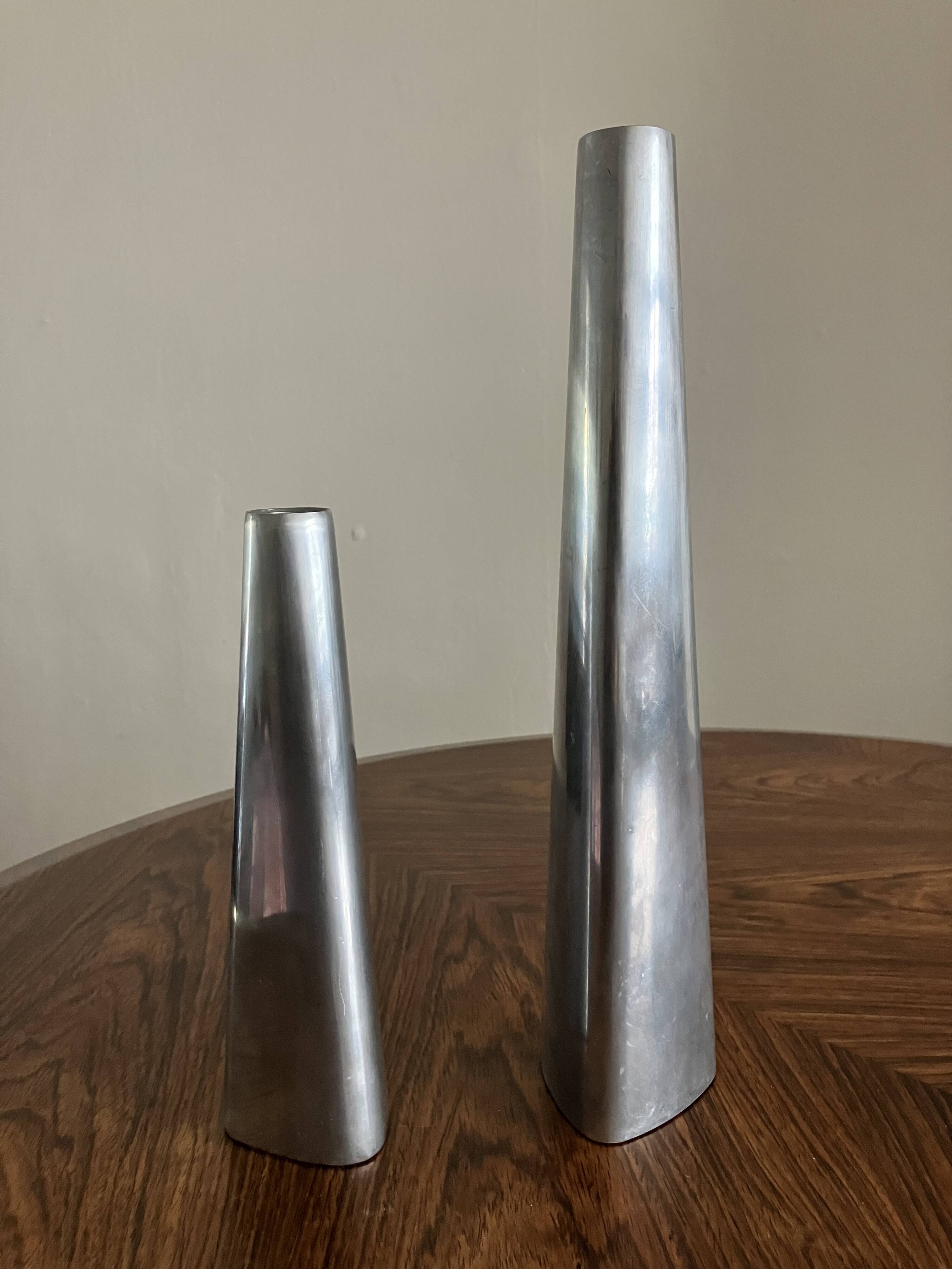 A pair of Ikea Rënos candlesticks, vintage 1980