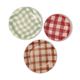 Trio of tile pattern plates
