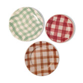 Trio of tile pattern plates
