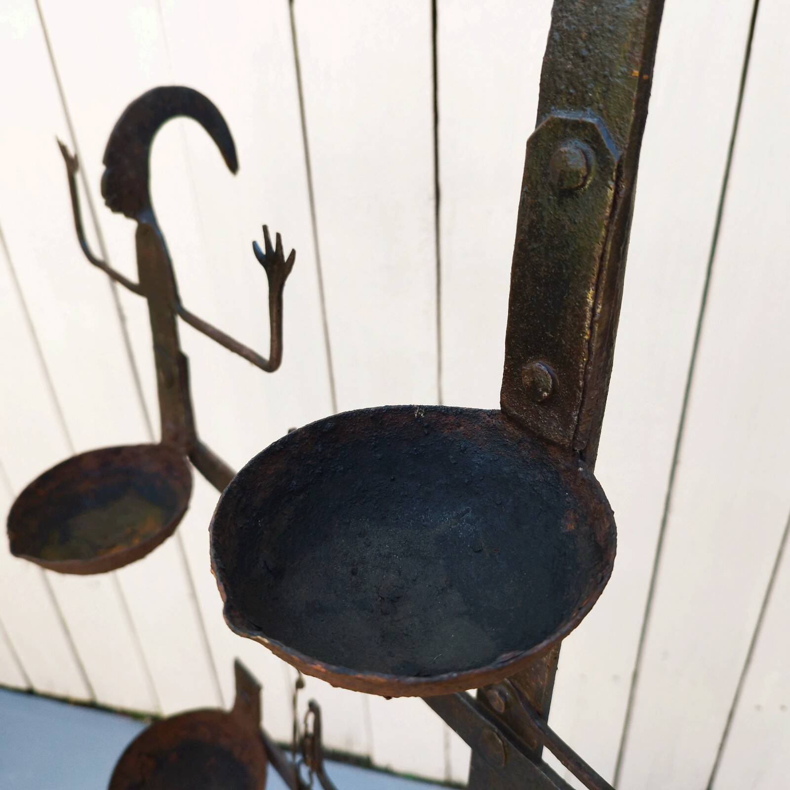 Large anthropomorph 50's Vintage candle holder