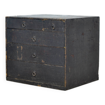 Antique Japanese small chest of drawers, circa 1900