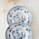 Set of 2 flat plates Petrus Regout, Timor