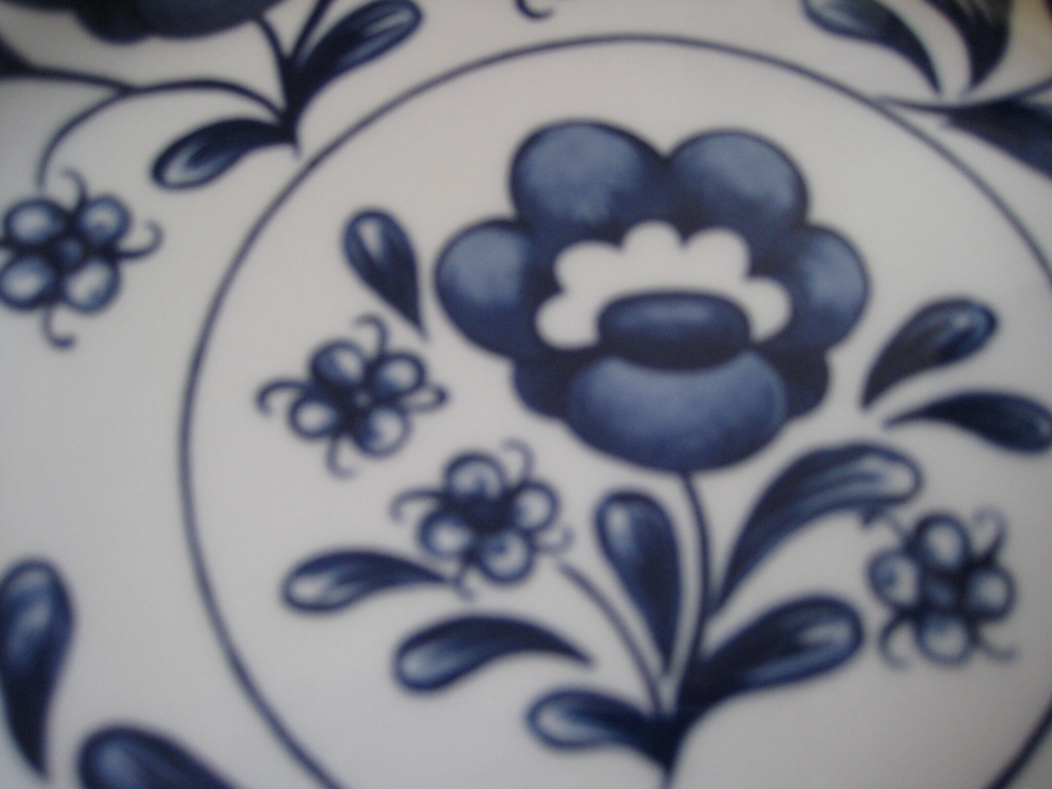 English decorative plate