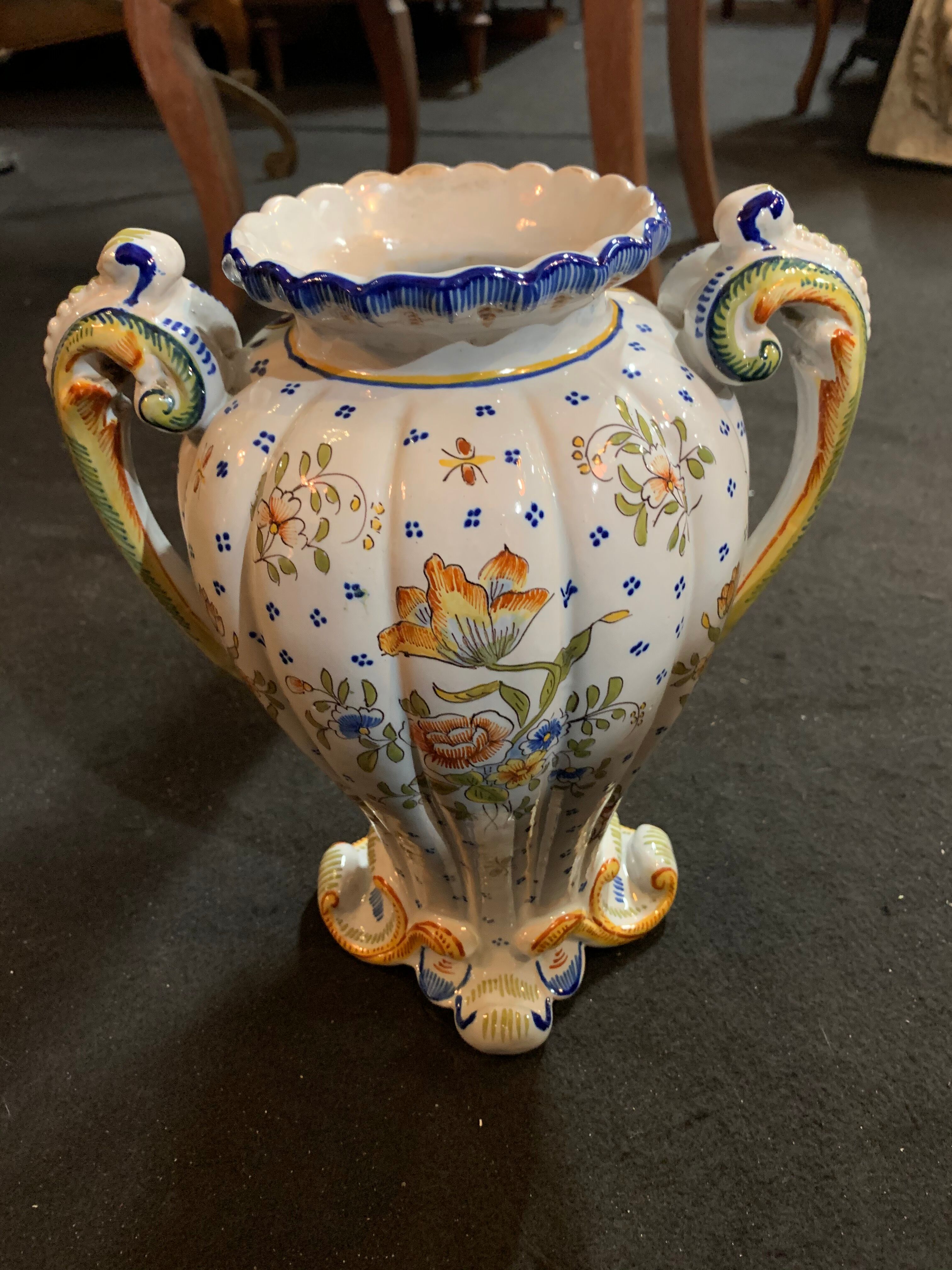 Vase stamped Le Treport