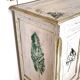 Elegant small patinated sideboard
