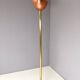 Brass, Copper and Black Marble Floor Lamp "Lampione" by Carmelo La Gaipa