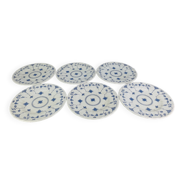 6 dessert plates Myott model Finlandia, English ironstone.