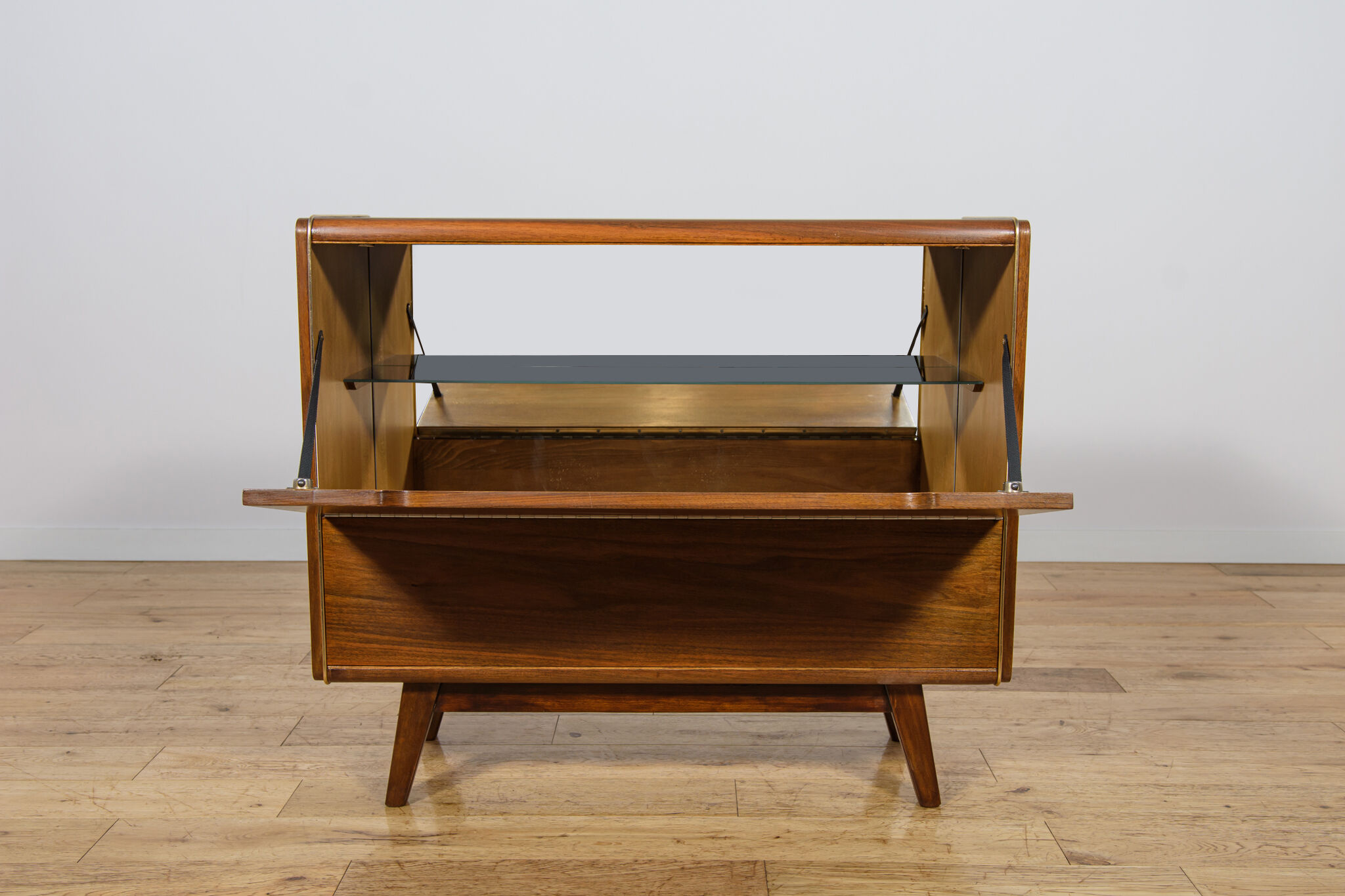 Mid-century model U391 bar cabinet by Bohumil Landsman for Jitona, Czechoslovakia, 1960s