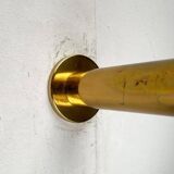 Vintage Space Age ceiling lamp in brass by Motoko Ishii for Staff, 1970s.