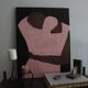 Close to You minimalist couple painting
