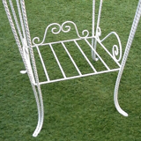 Shelf magazine rack wrought iron twisted with scroll