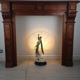 Fireplace chestnut mantle