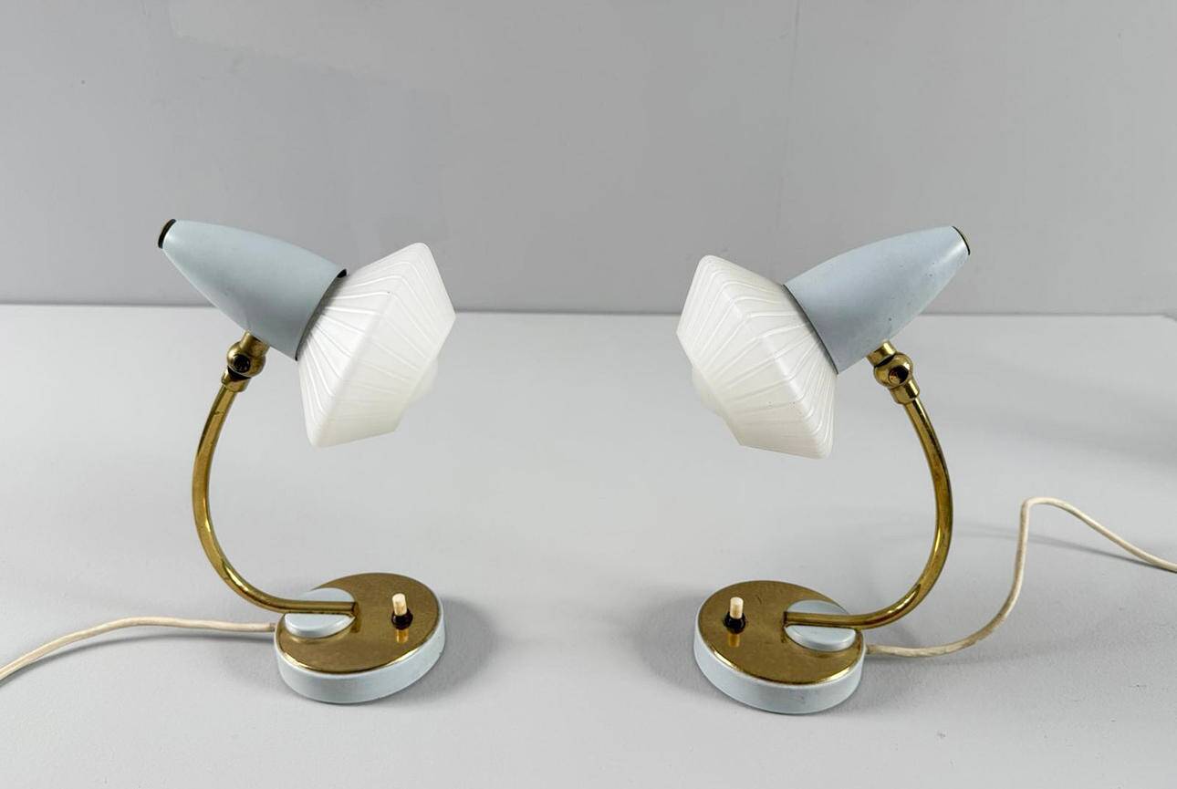Lampes de table style milieu du siècle, France, années 1960.