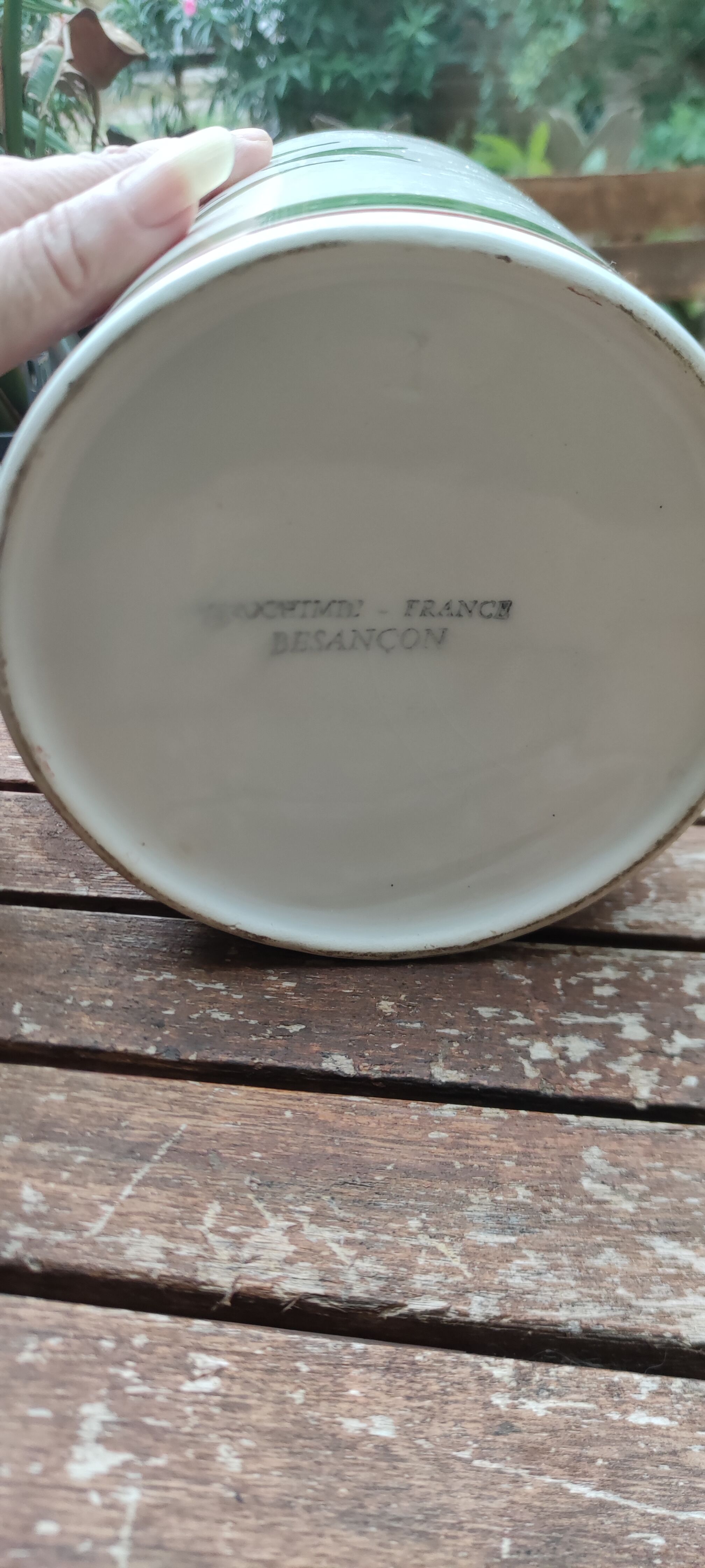 Cyanide medicine jar earthenware Longchamp