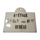 Plaque  émaillée
