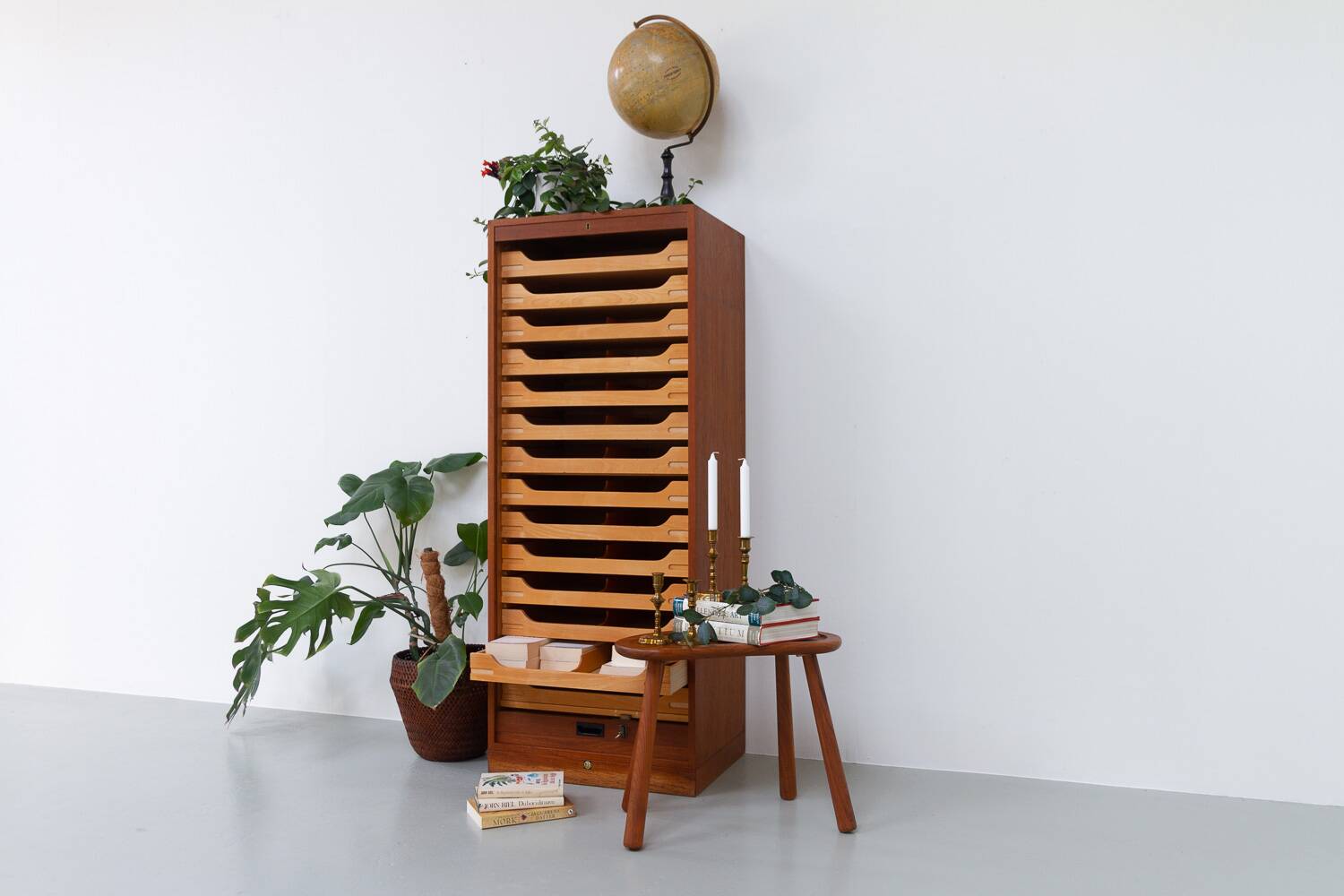 Vintage Danish Malm Candleholders, 1950s, Set of 4